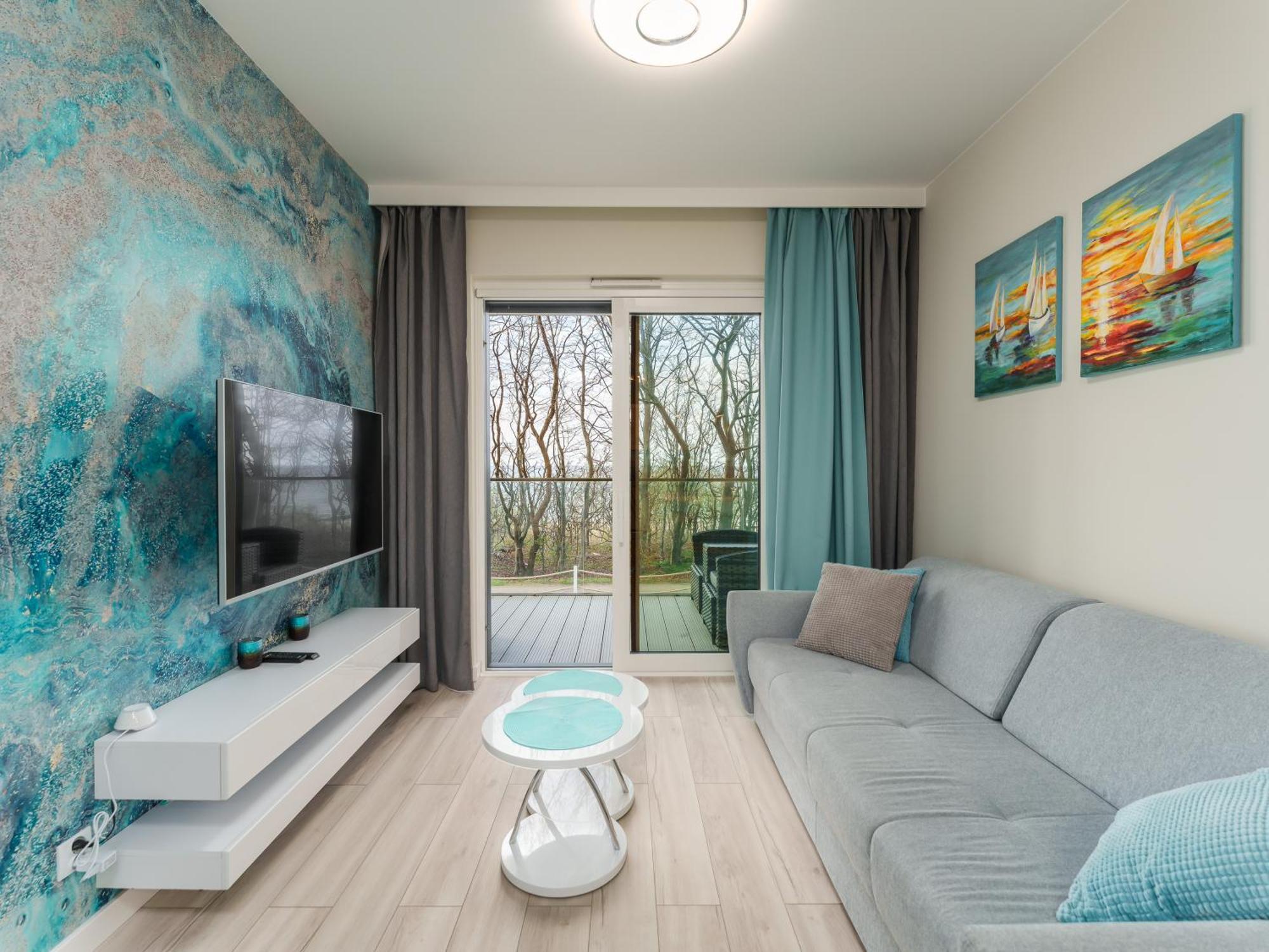 Apartament Z Widokiem Na Morze - Blekitna Perla By Perlowa Przystan Rent Sianozety Bagian luar foto