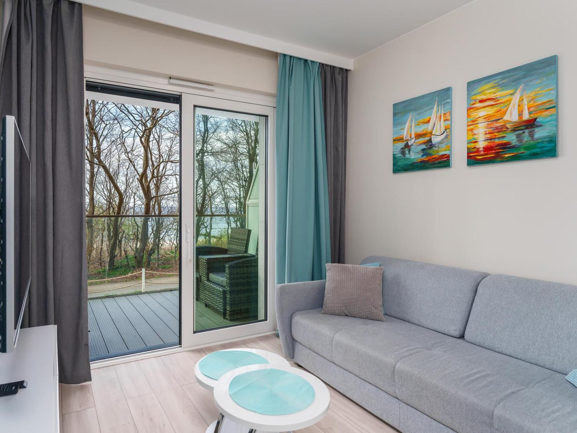 Apartament Z Widokiem Na Morze - Blekitna Perla By Perlowa Przystan Rent Sianozety Bagian luar foto